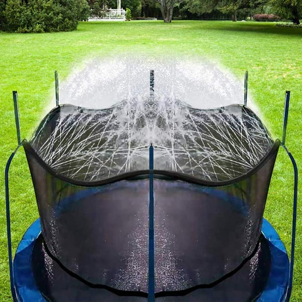 Outdoor 39ft Long Water Park Sprinkler for Kids Trampoline Sprinkler Outside Trampoline Water Game Accessories